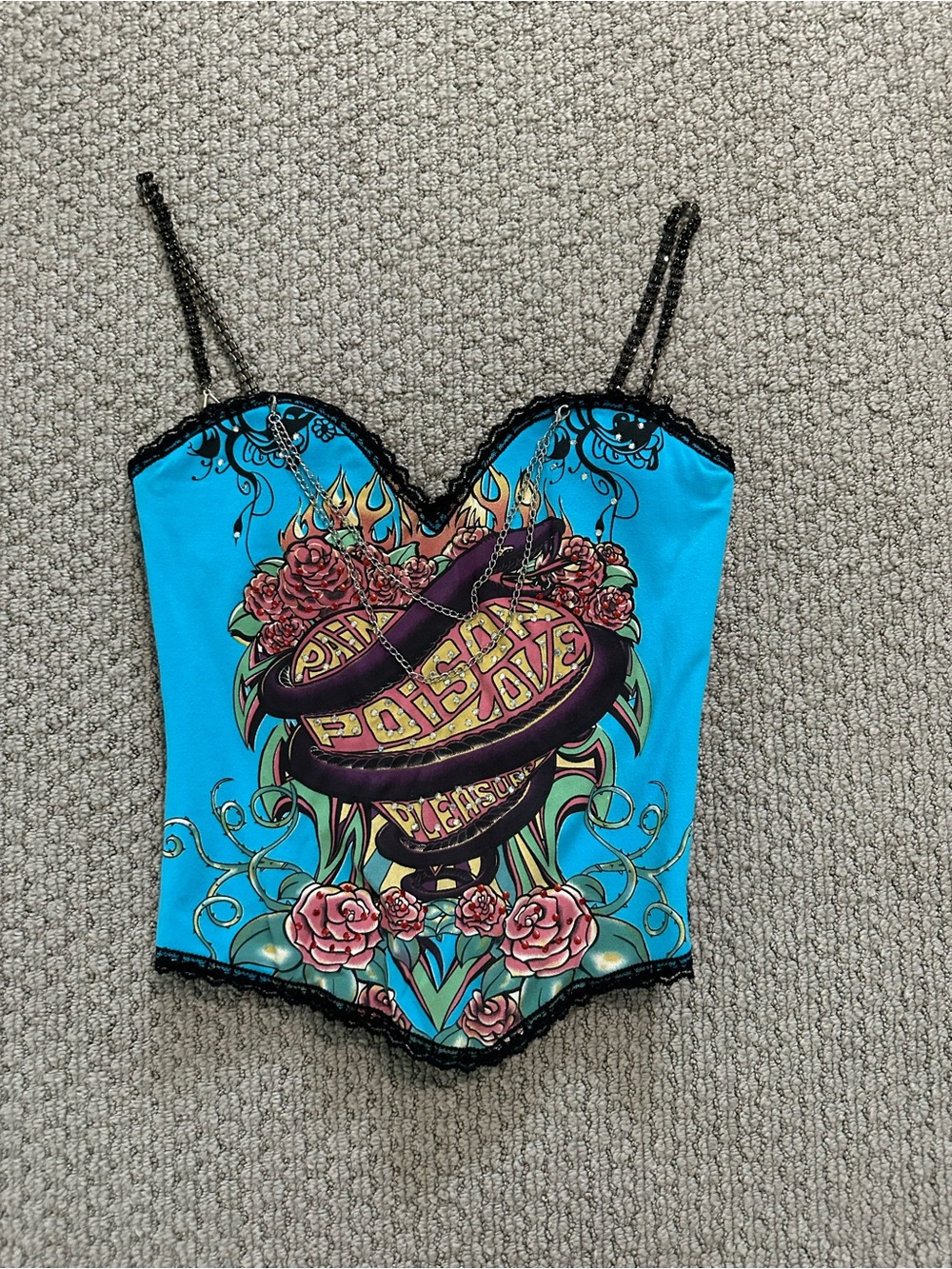 Poison Love Corset Top